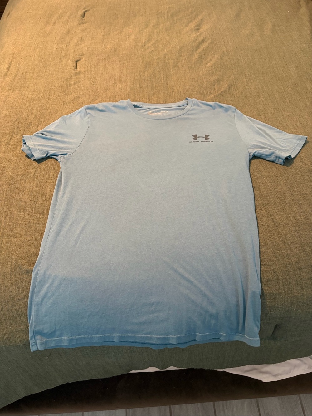 Under Armour Light Blue Crew Neck Performance Tee